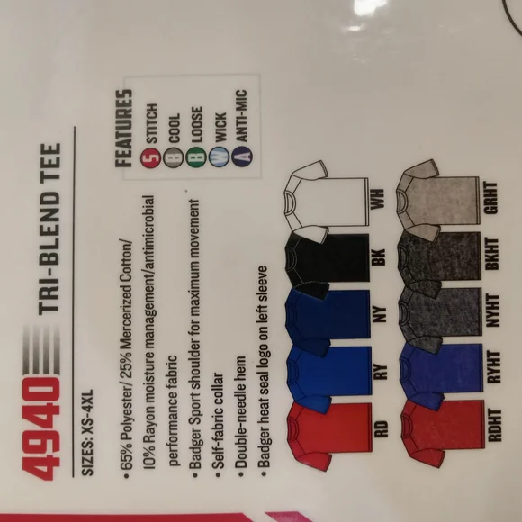 Eagles Tennis T-Shirt - Navy Blue NWT - Picture 7 of 8